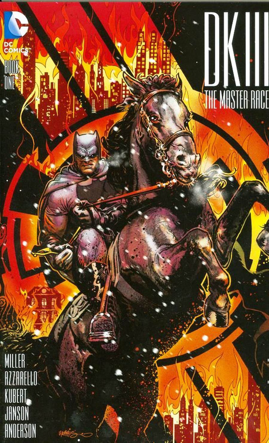 Dark Knight III The Master Race #1 Cover Z-Z-J Tony Harris Variant Cover