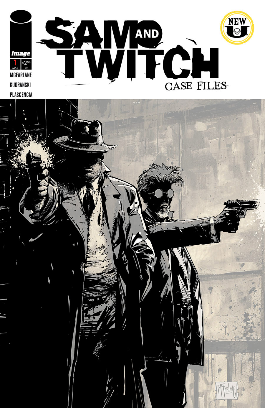 Sam And Twitch Case Files #1 Cover B Variant Todd McFarlane Cover (Limit 1 Per Customer)