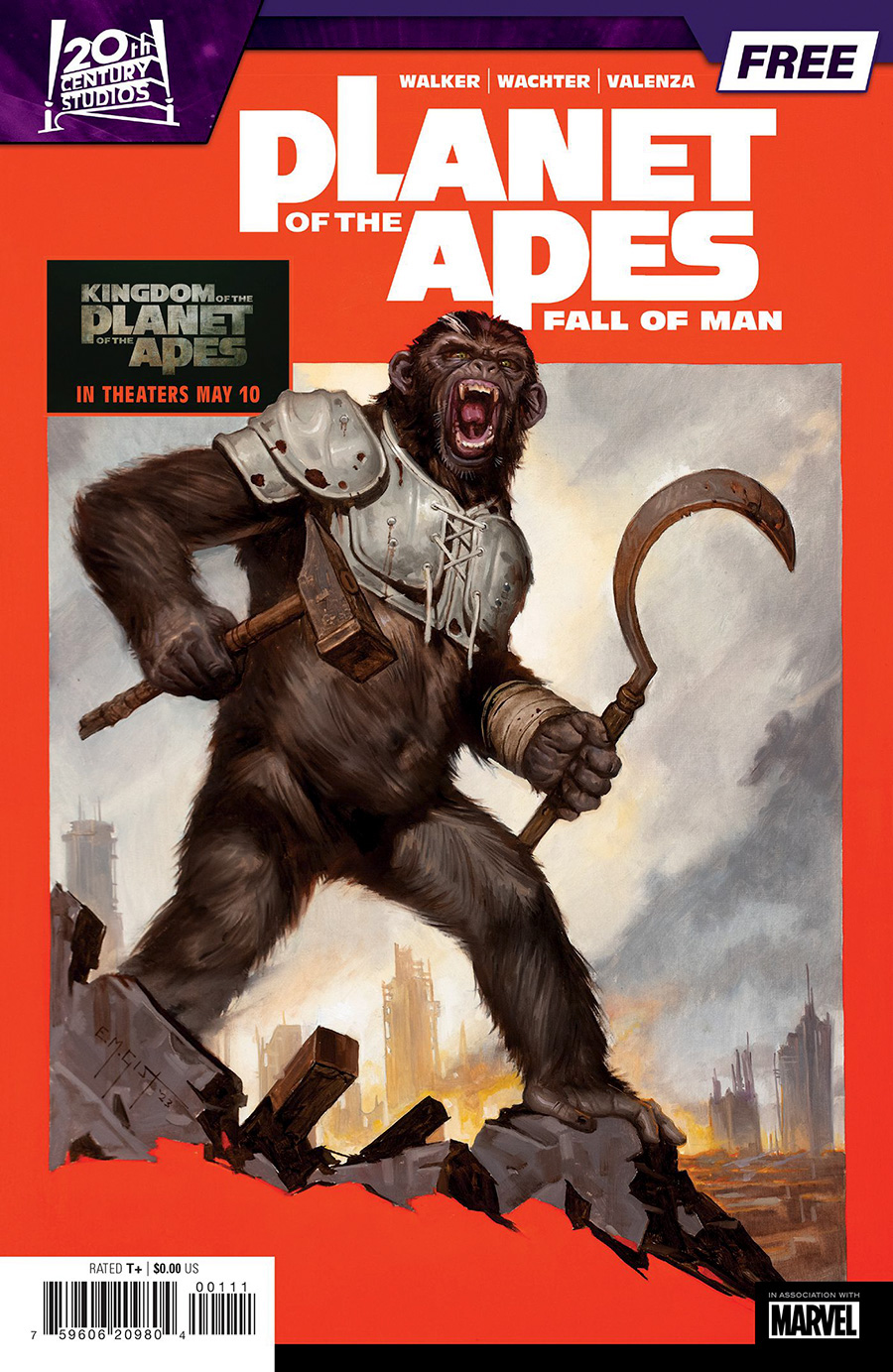 Planet Of The Apes Fall Of Man Sampler - FREE - Limit 1 Per Customer