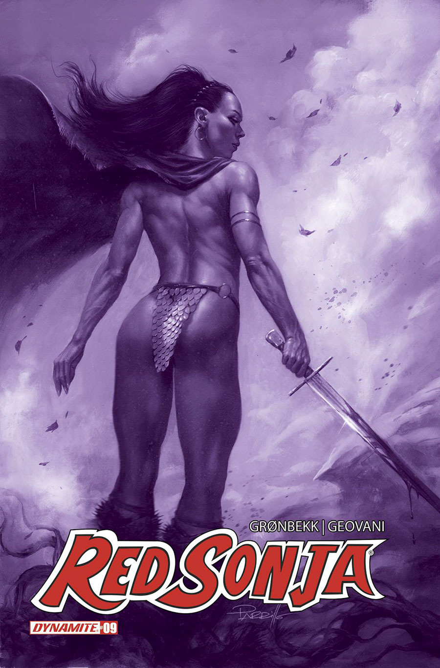 Red Sonja Vol 10 #9 Cover P Incentive Lucio Parrillo Tint Cover