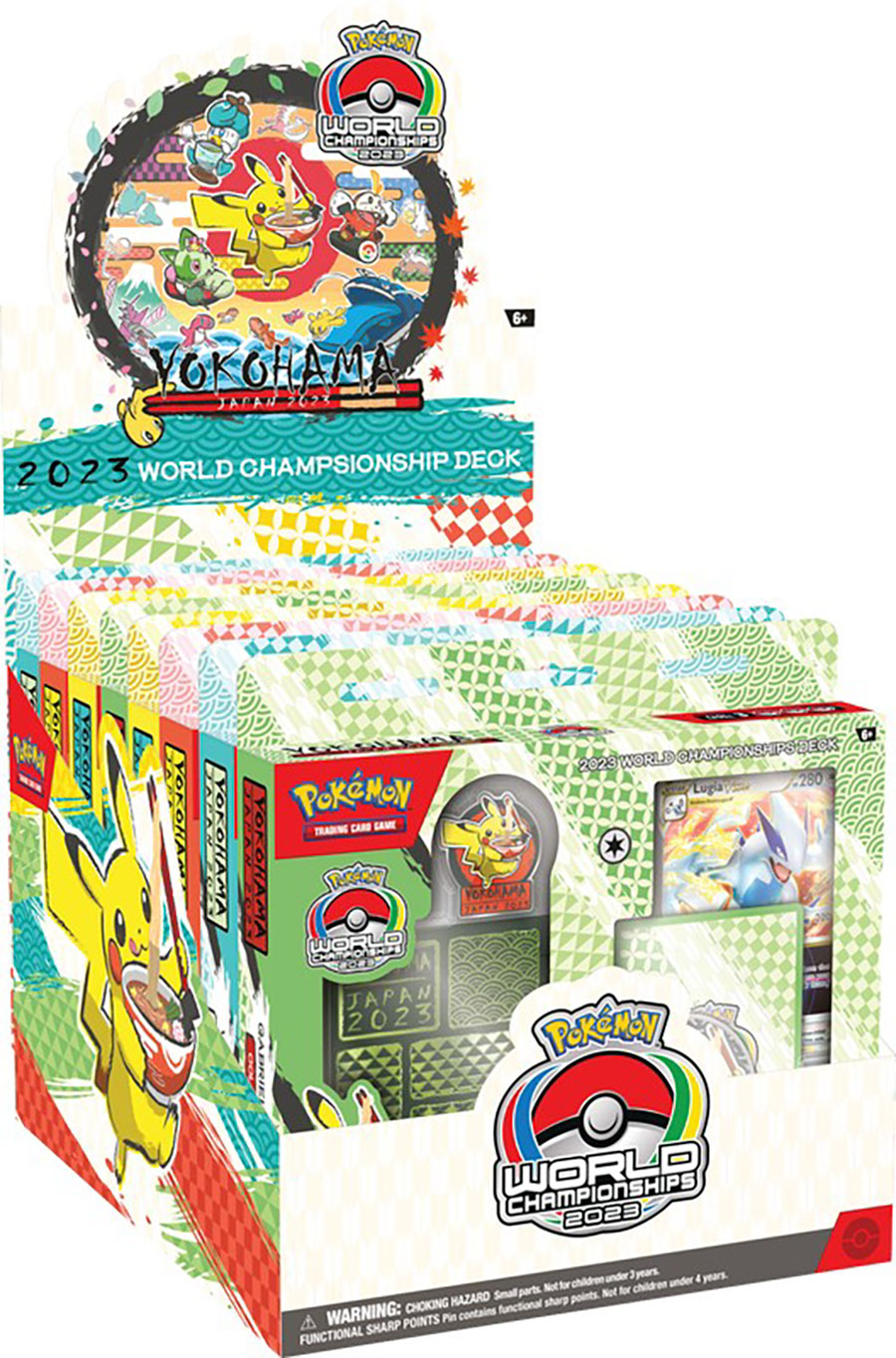 Pokemon 2023 World Championship Deck Display (8-Count)