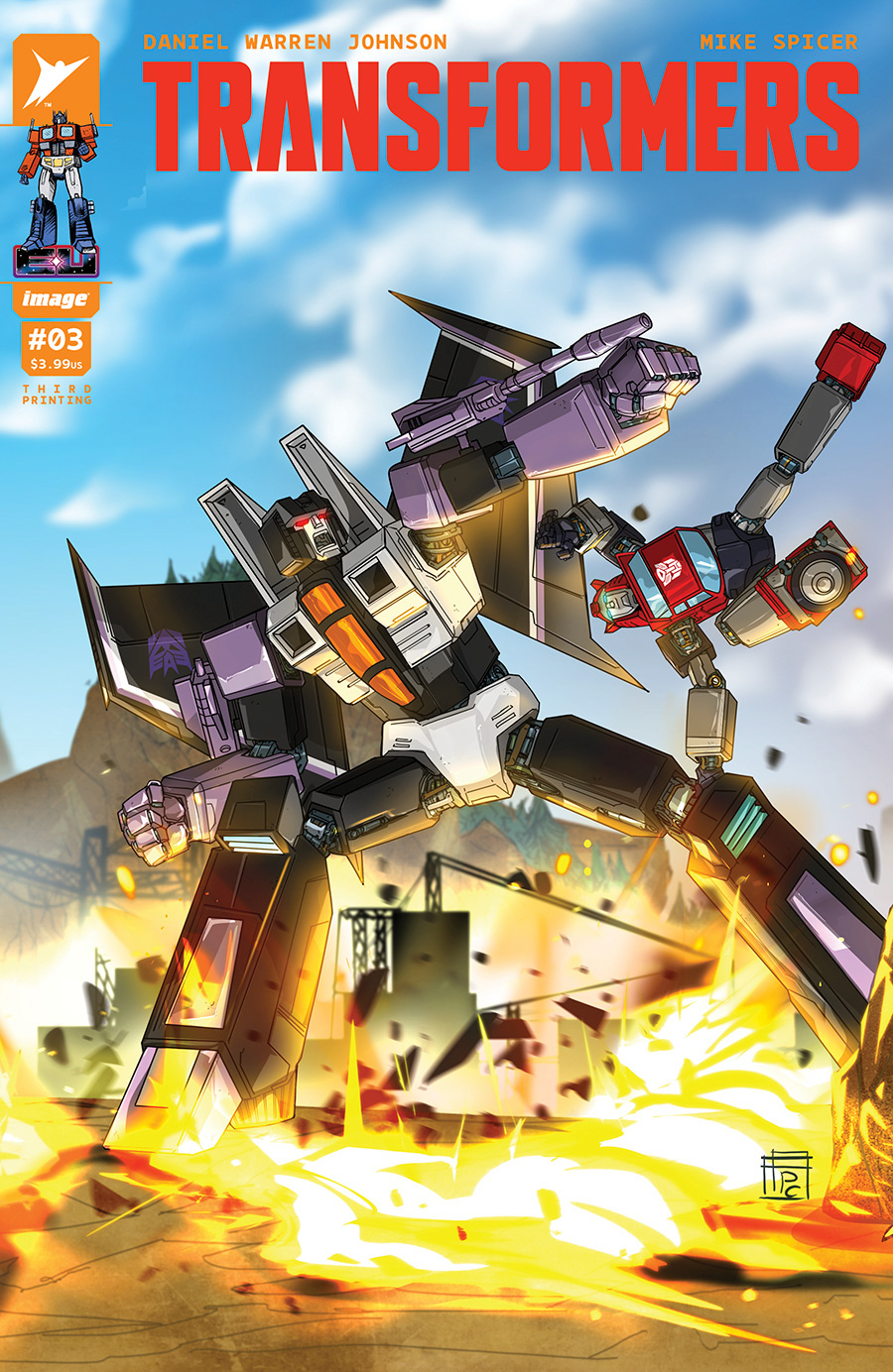 Transformers Vol 5 #3 Cover H 3rd Ptg