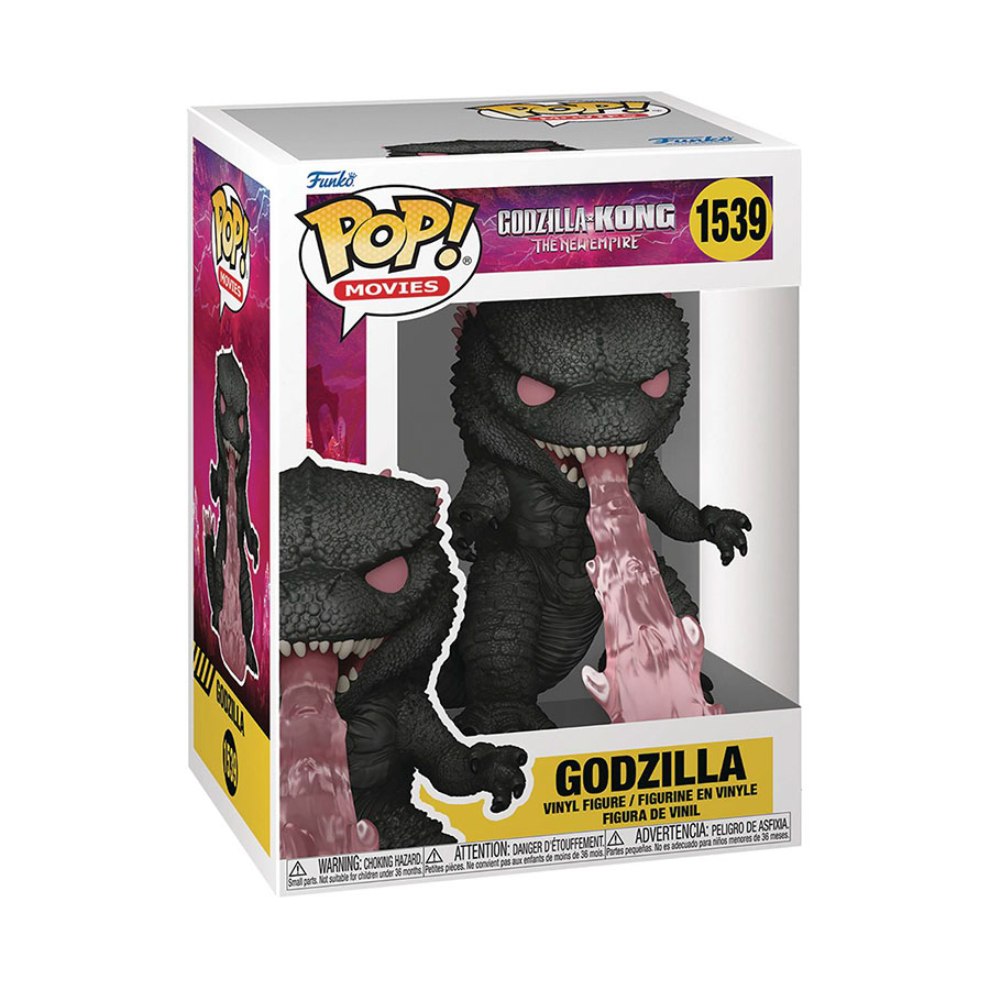 POP Movies Godzilla x Kong The New Empire Godzilla With Heat-Ray Vinyl Figure