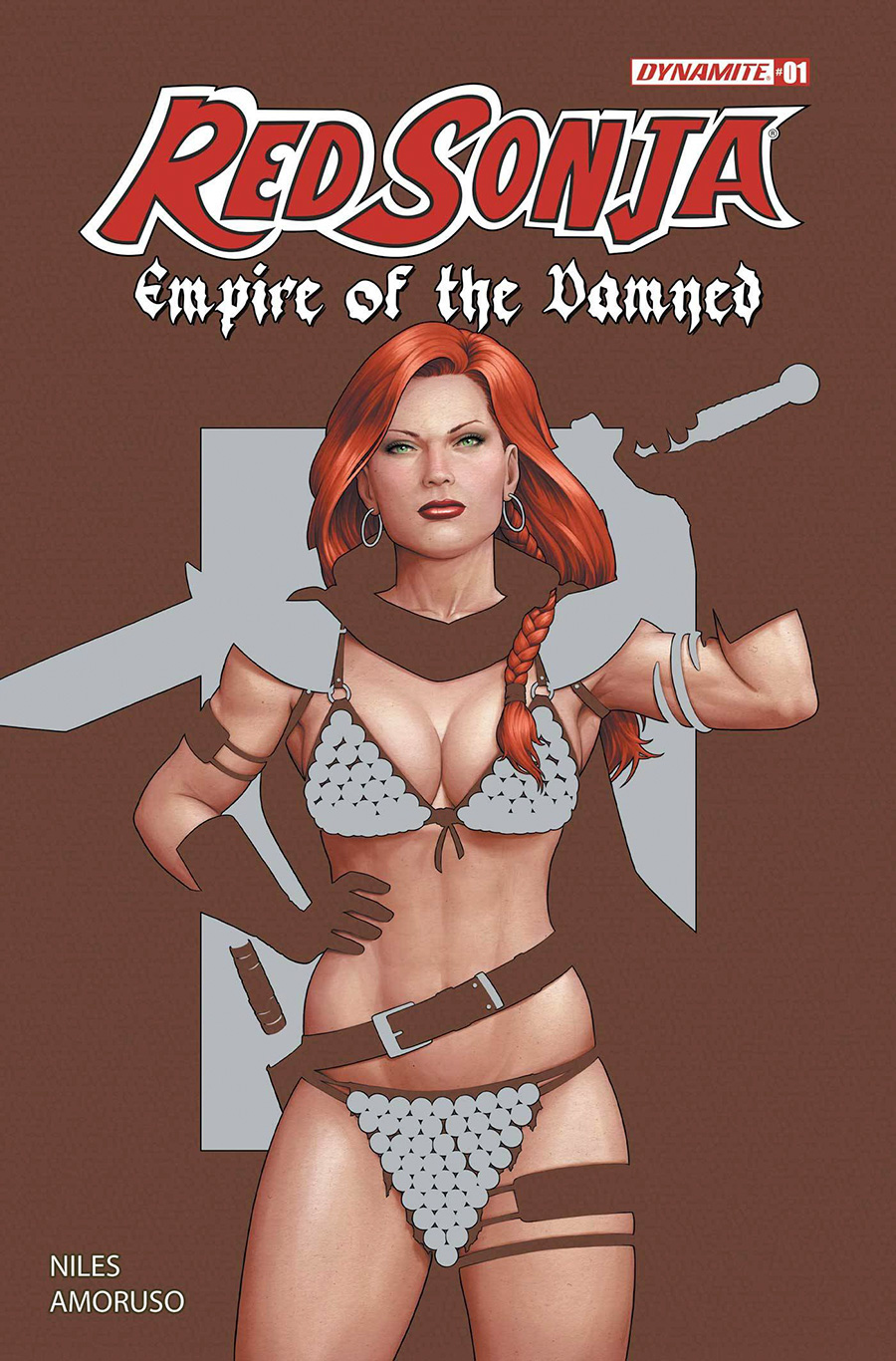 Red Sonja Empire Of The Damned #1 Cover S Incentive John Tyler Christopher Foil Cover