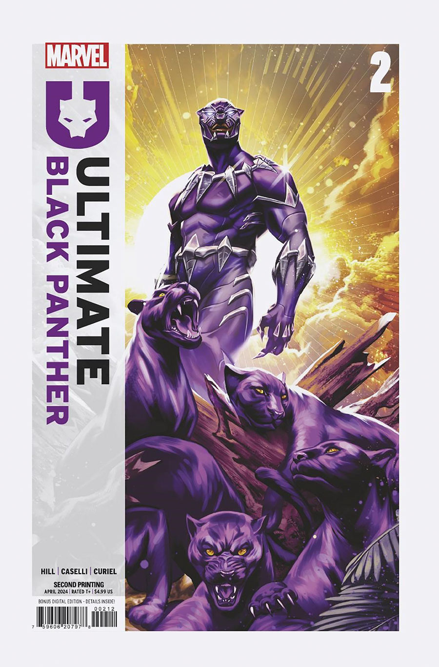 Ultimate Black Panther #2 Cover F 2nd Ptg Mateus Manhanini Variant Cover
