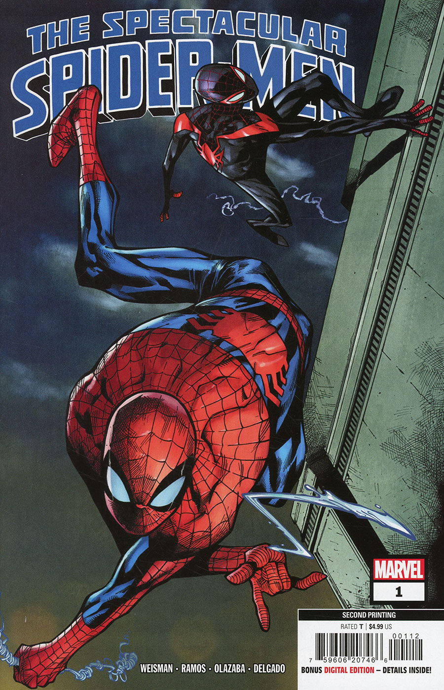 Spectacular Spider-Men #1 Cover J 2nd Ptg Humberto Ramos Variant Cover