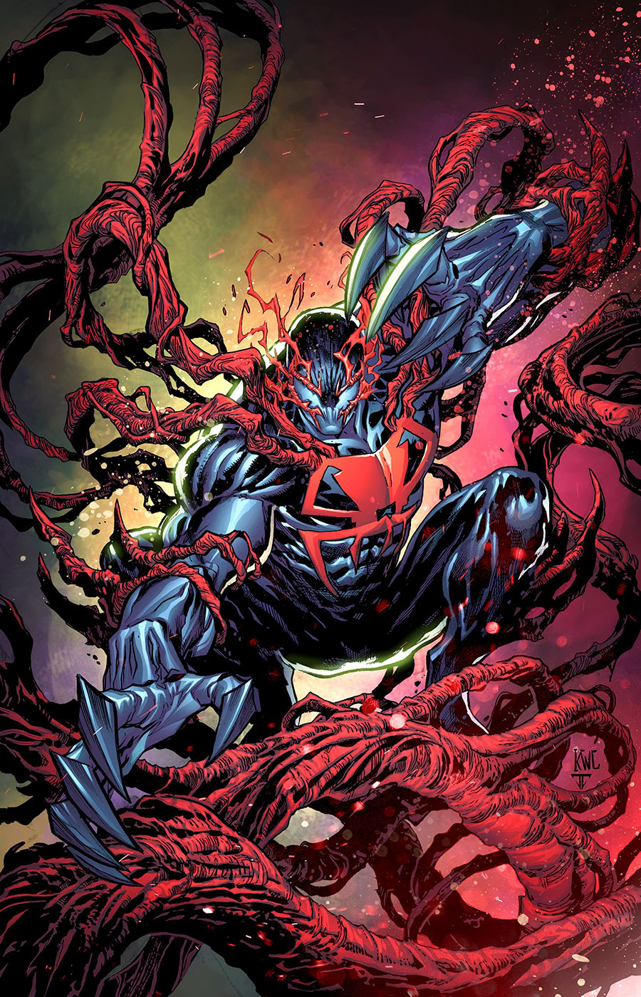 Symbiote Spider-Man 2099 #1 Cover I 2nd Ptg Incentive Ken Lashley Virgin Variant Cover