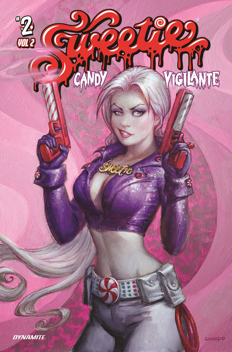 Sweetie Candy Vigilante Vol 2 #2 Cover J Variant Joe Chiodo Pink Cover