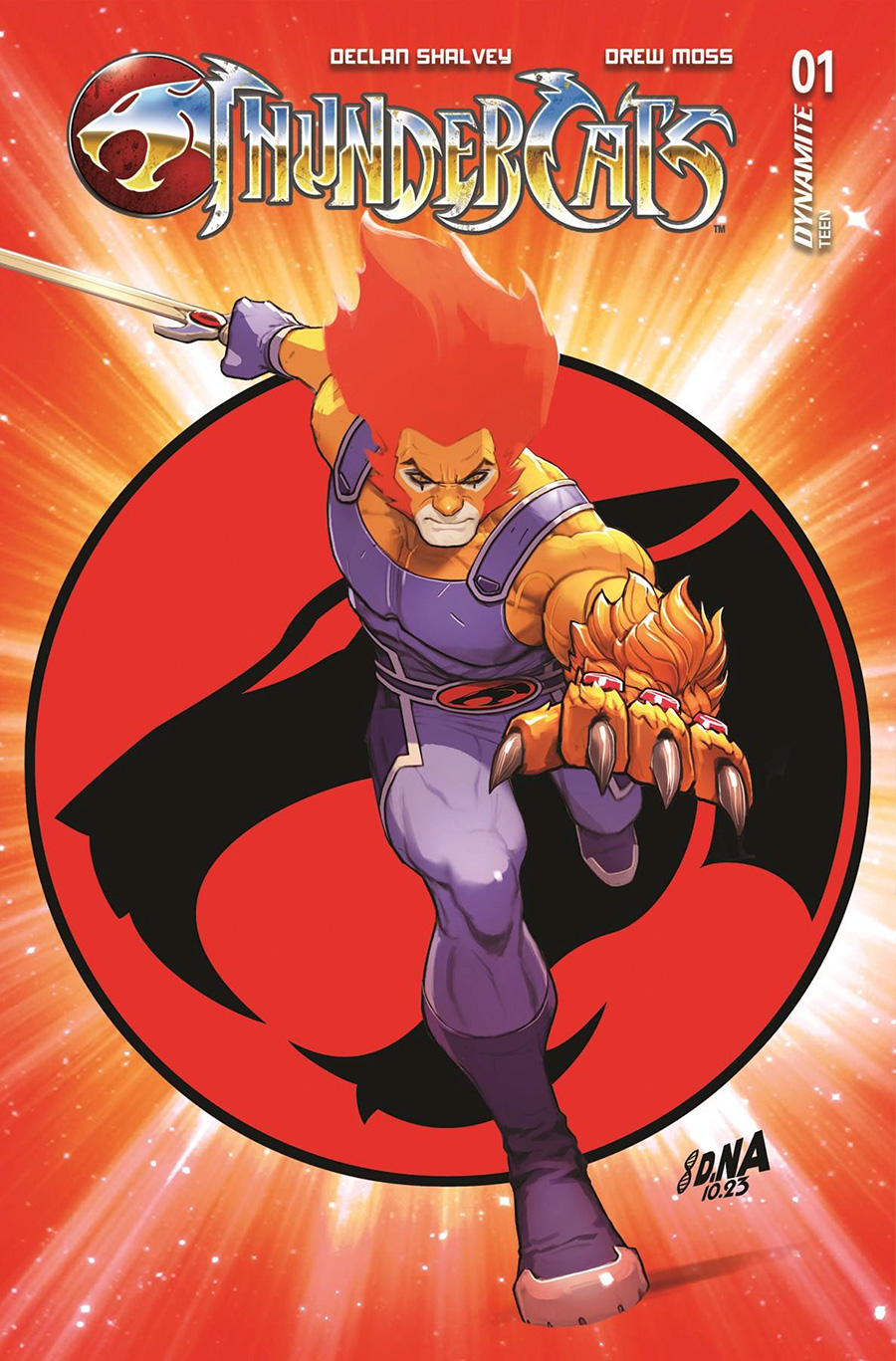 Thundercats Vol 3 #1 Cover Z-P 3rd Ptg B Variant David Nakayama Foil Trade Dress Cover