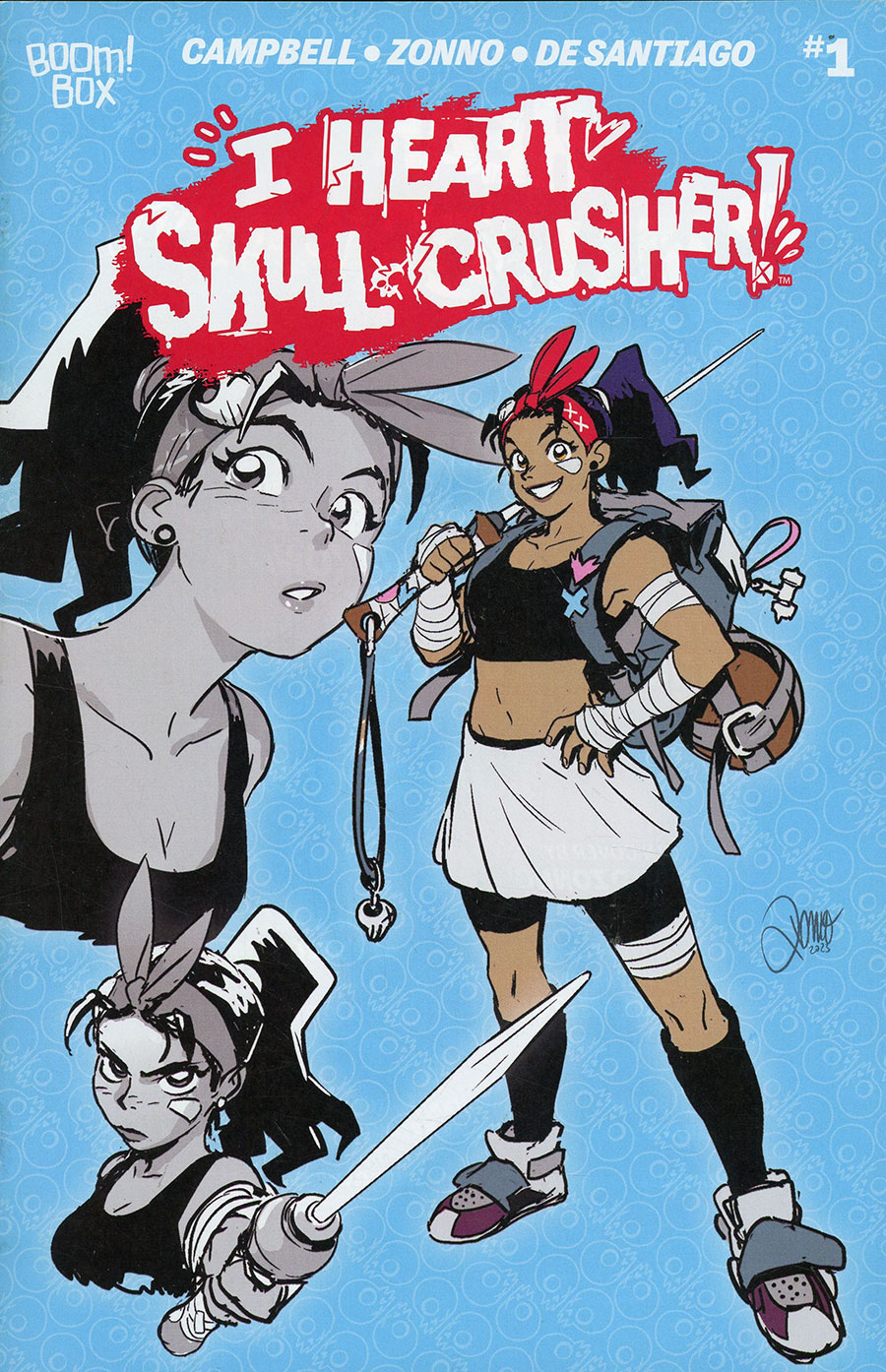 I Heart Skull-Crusher #1 Cover F 2nd Ptg Alessio Zonno Variant Cover 