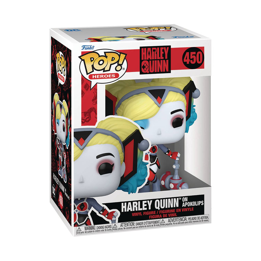 POP Heroes Harley Quinn Animated Series Harley Quinn On Apokolips Vinyl Figure