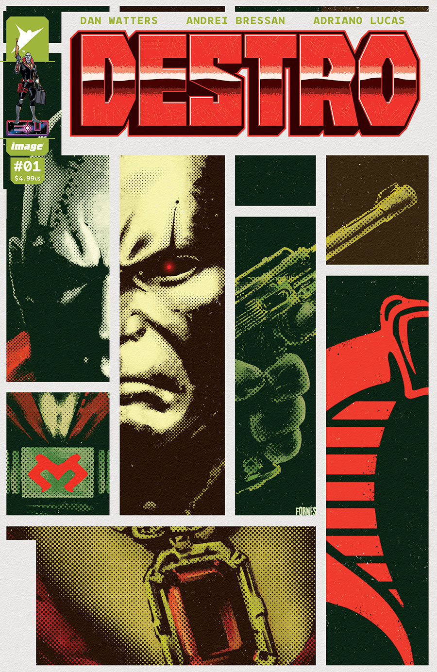 Destro #1 Cover E Incentive Jorge Fornes Variant Cover
