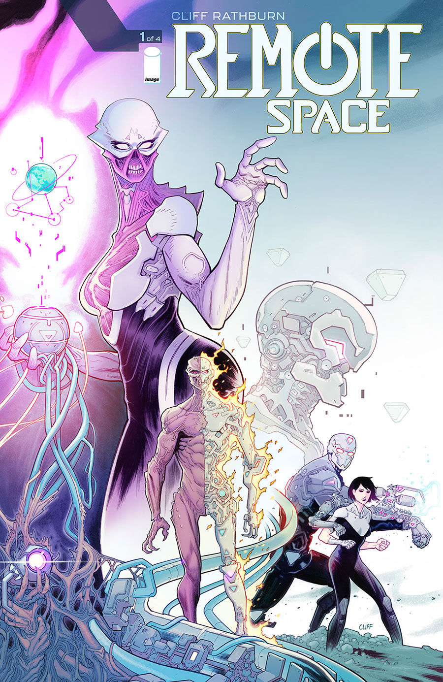 Remote Space #1 Cover A Regular Cliff Rathburn Wraparound Cover