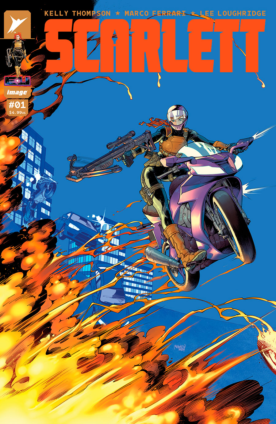 Scarlett (GI Joe) #1 Cover C Incentive Gleb Melnikov Connecting Variant Cover