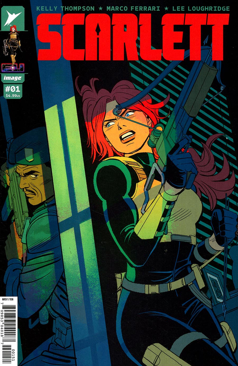 Scarlett (GI Joe) #1 Cover E Incentive Leonardo Romero Variant Cover