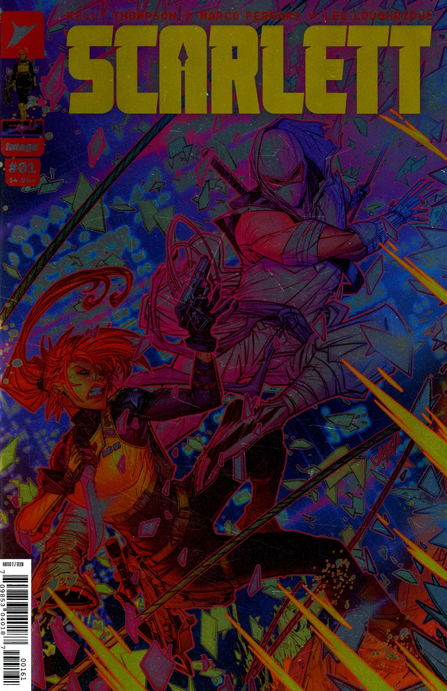 Scarlett (GI Joe) #1 Cover F Incentive Jonboy Meyers Foil Variant Cover