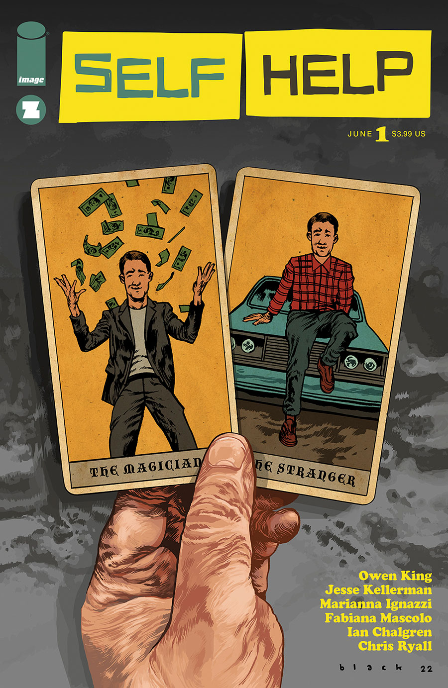 Self Help #1 Cover C Incentive Steven Russell Black Variant Cover