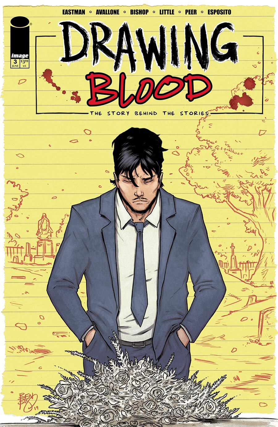 Drawing Blood #3 Cover B Variant Ben Bishop Cover