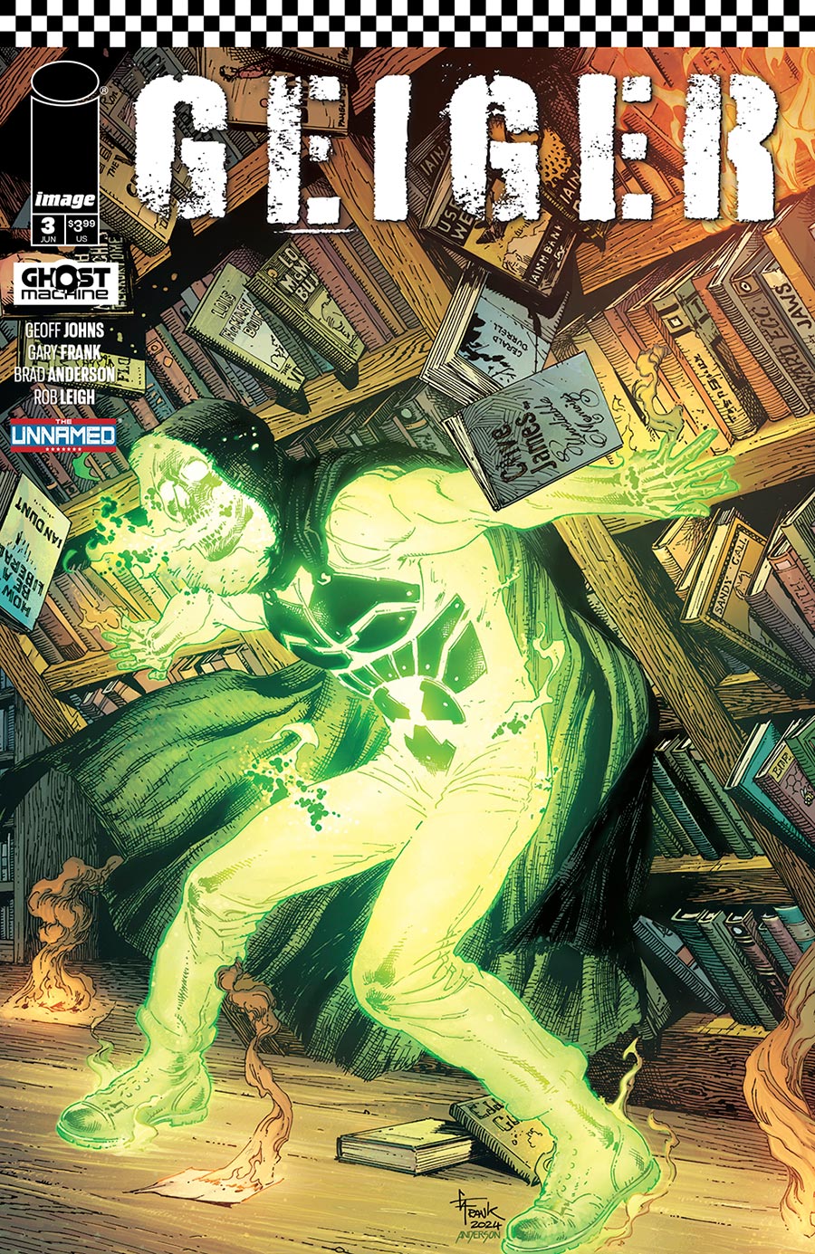 Geiger Vol 2 #3 Cover C Incentive Gary Frank & Brad Anderson Foil Cover