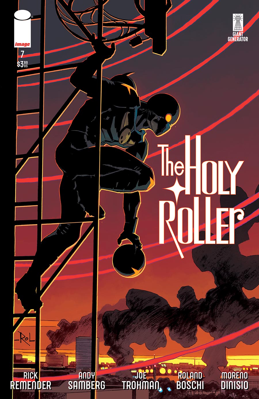 Holy Roller #7 Cover A Regular Roland Boschi & Moreno Dinisio Cover