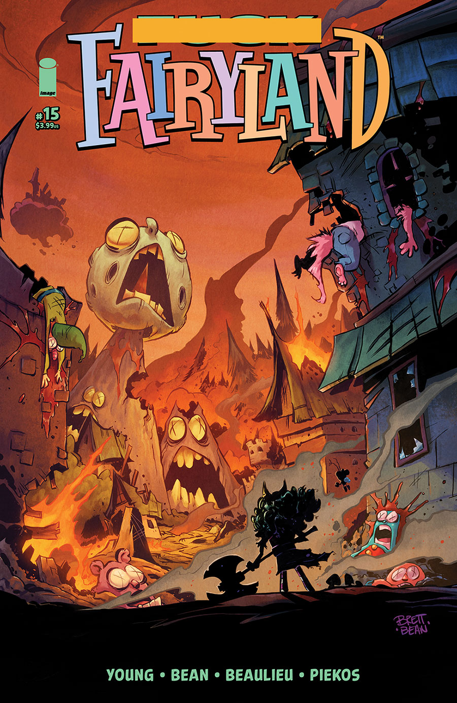 I Hate Fairyland Vol 2 #15 Cover B Variant Brett Bean F**k (Uncensored) Fairyland Cover