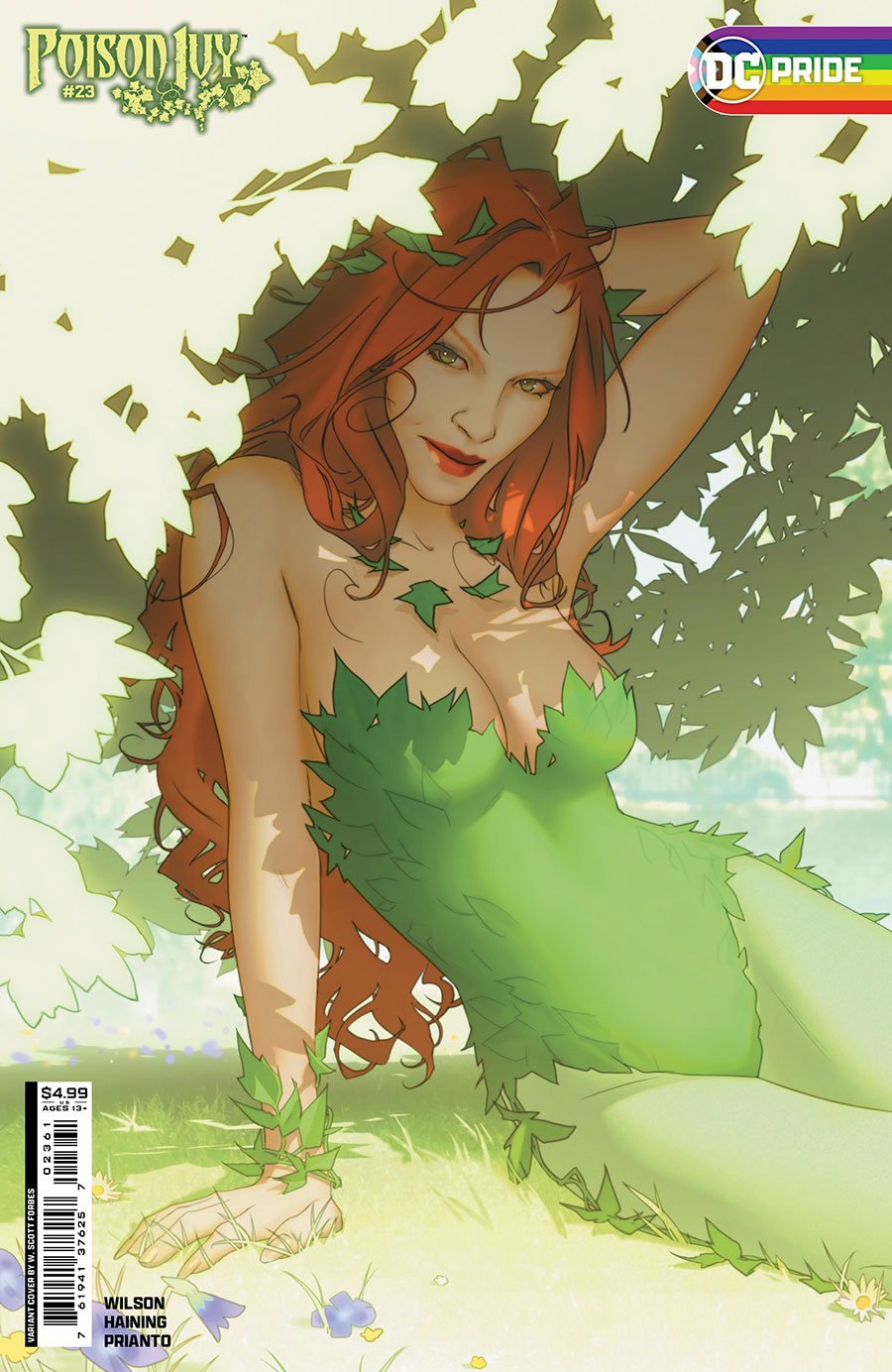 Poison Ivy #23 Cover D Variant W Scott Forbes DC Pride 2024 Card Stock Cover