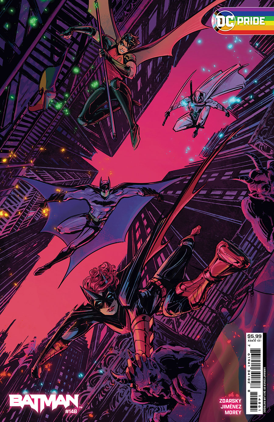 Batman Vol 3 #148 Cover D Variant Skylar Patridge DC Pride 2024 Card Stock Cover
