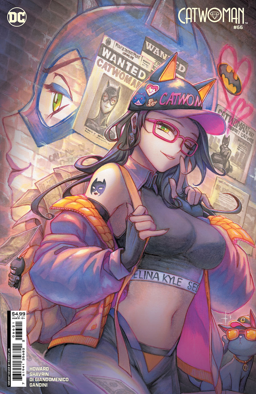 Catwoman Vol 5 #66 Cover B Variant Rachta Lin Card Stock Cover
