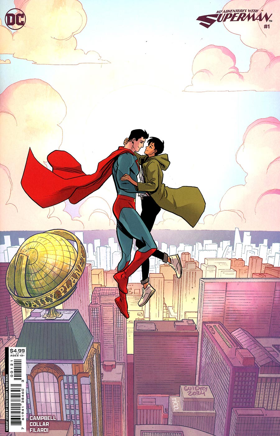 My Adventures With Superman #1 Cover B Variant Gavin Guidry Card Stock Cover