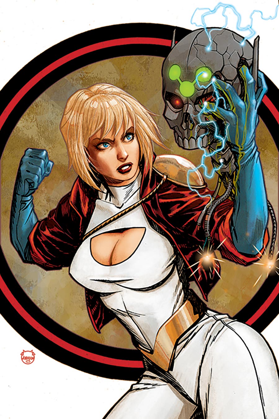 Power Girl Vol 3 #10 Cover C Variant Dave Johnson Card Stock Cover (House Of Brainiac Tie-In)