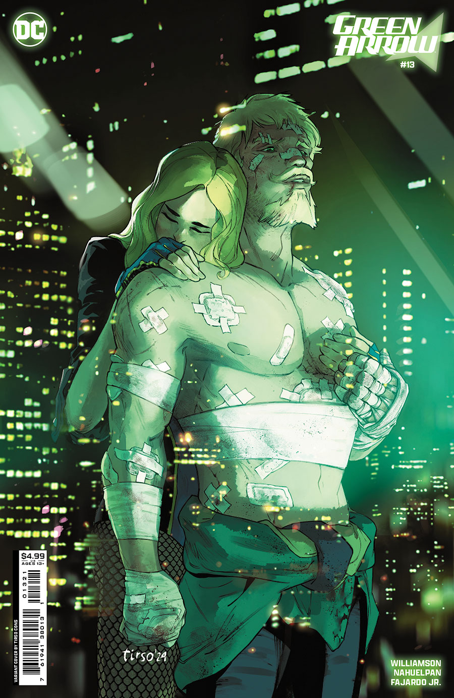 Green Arrow Vol 8 #13 Cover B Variant Tirso Cons Card Stock Cover (Absolute Power Tie-In)