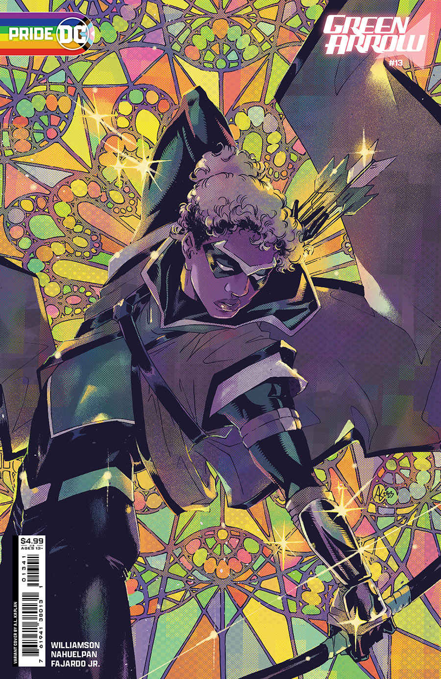 Green Arrow Vol 8 #13 Cover C Variant Al Kaplan DC Pride 2024 Card Stock Cover (Absolute Power Tie-In)