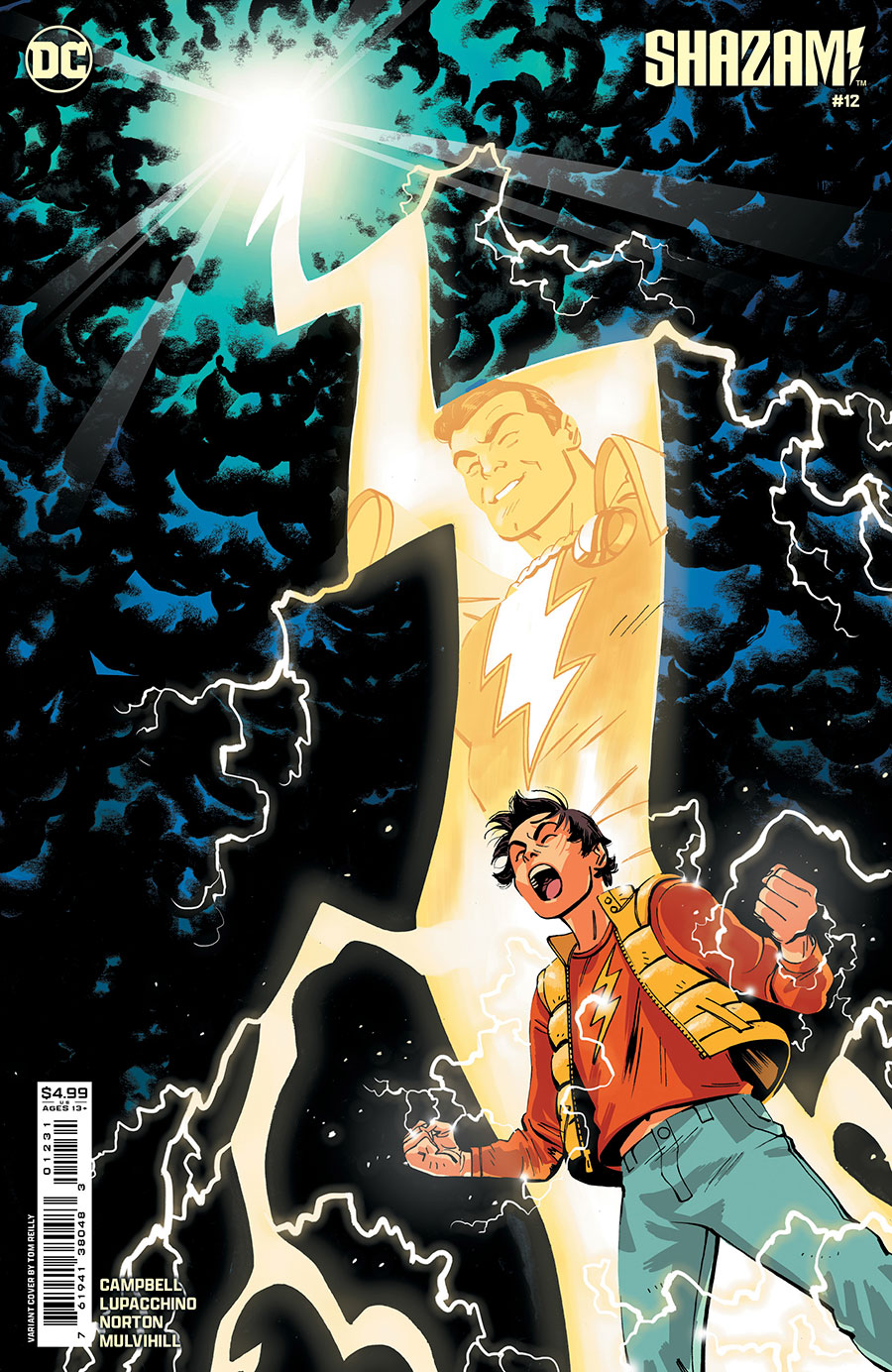 SHAZAM Vol 4 #12 Cover B Variant Tom Reilly Card Stock Cover