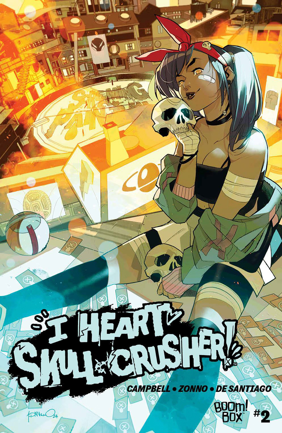 I Heart Skull-Crusher #2 Cover E Variant Simone Di Meo Reveal Cover