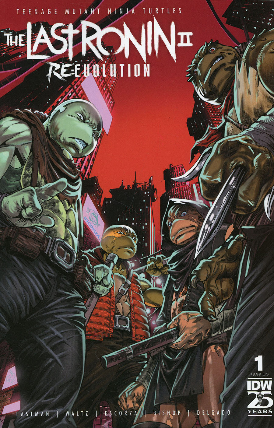 Teenage Mutant Ninja Turtles The Last Ronin II Re-Evolution #1 Cover K 2nd Ptg