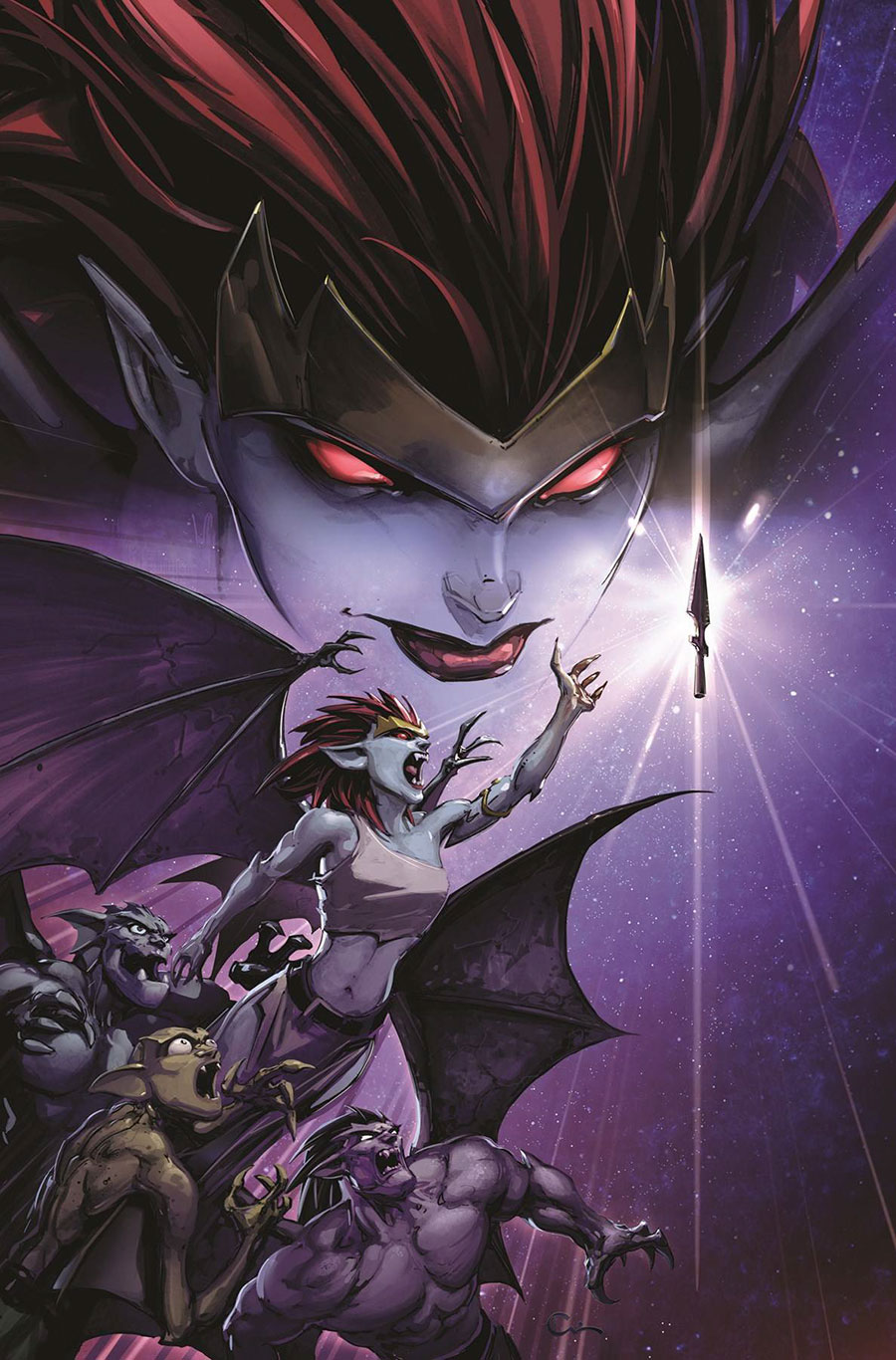 Gargoyles Quest #1 Cover N Incentive Clayton Crain Virgin Foil Cover