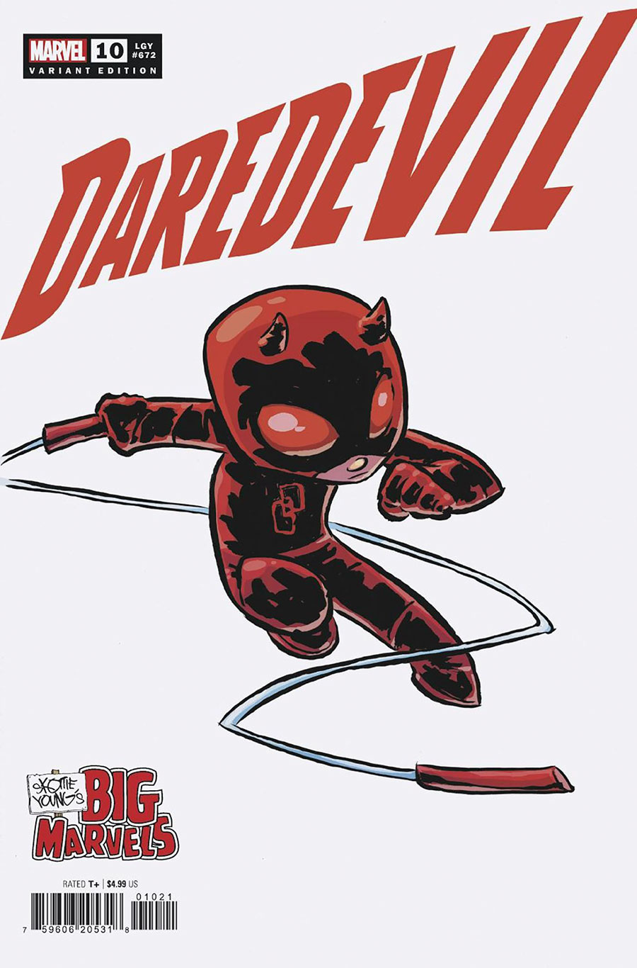 Daredevil Vol 8 #10 Cover B Variant Skottie Youngs Big Marvel Cover