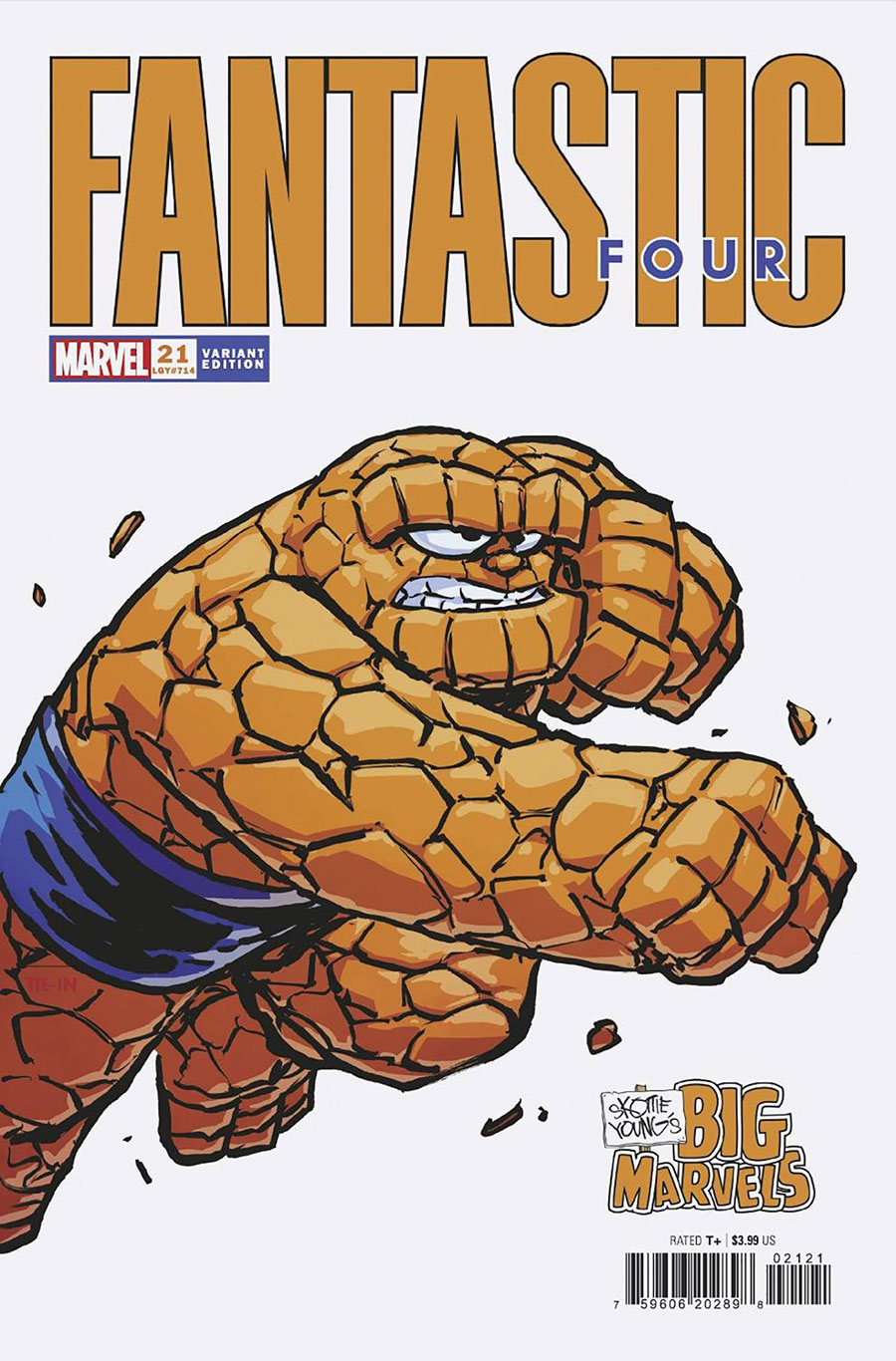 Fantastic Four Vol 7 #21 Cover B Variant Skottie Youngs Big Marvel Cover (Blood Hunt Tie-In)
