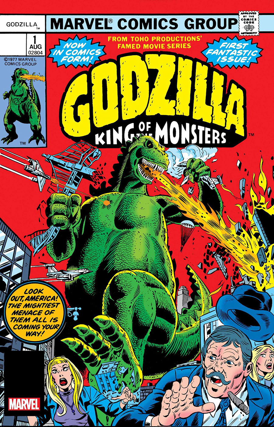 Godzilla King Of The Monsters #1 Cover D Facsimile Edition Variant Herb Trimpe Foil Cover