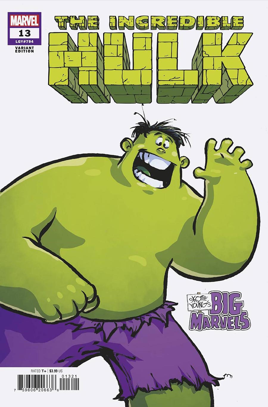Incredible Hulk Vol 5 #13 Cover B Variant Skottie Youngs Big Marvels Cover