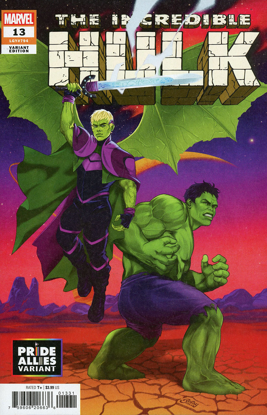 Incredible Hulk Vol 5 #13 Cover C Variant Betsy Cola Pride Allies Cover