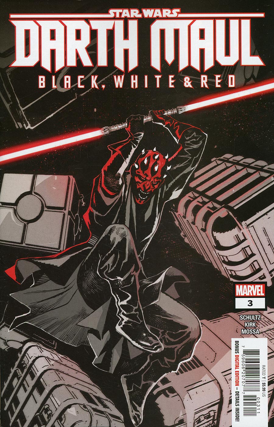 Star Wars Darth Maul Black White & Red #3 Cover A Regular Sara Pichelli Cover