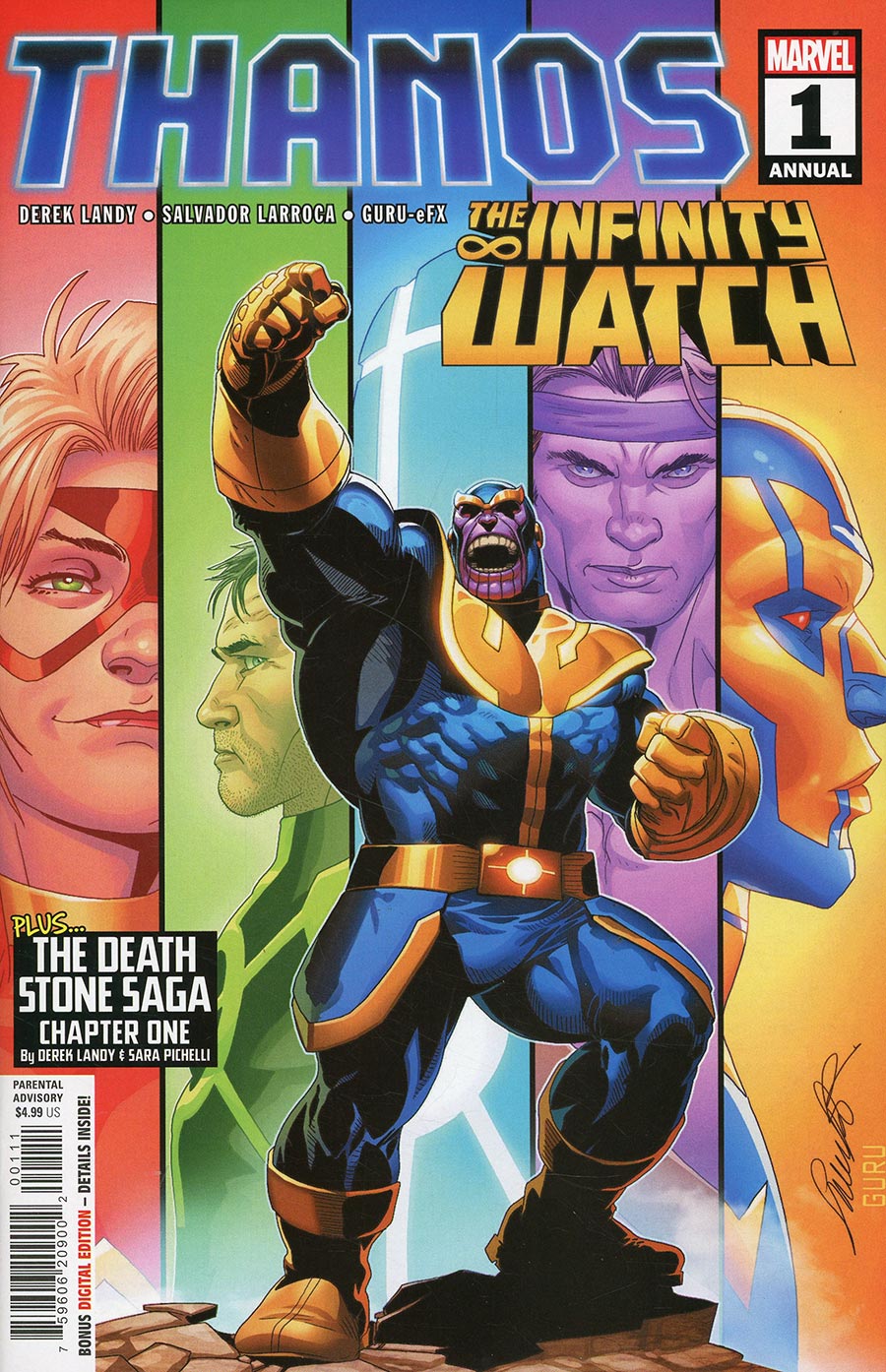 Thanos Vol 4 Annual #1 (One Shot) Cover A Regular Salvador Larroca Cover (Infinity Watch Part 1)