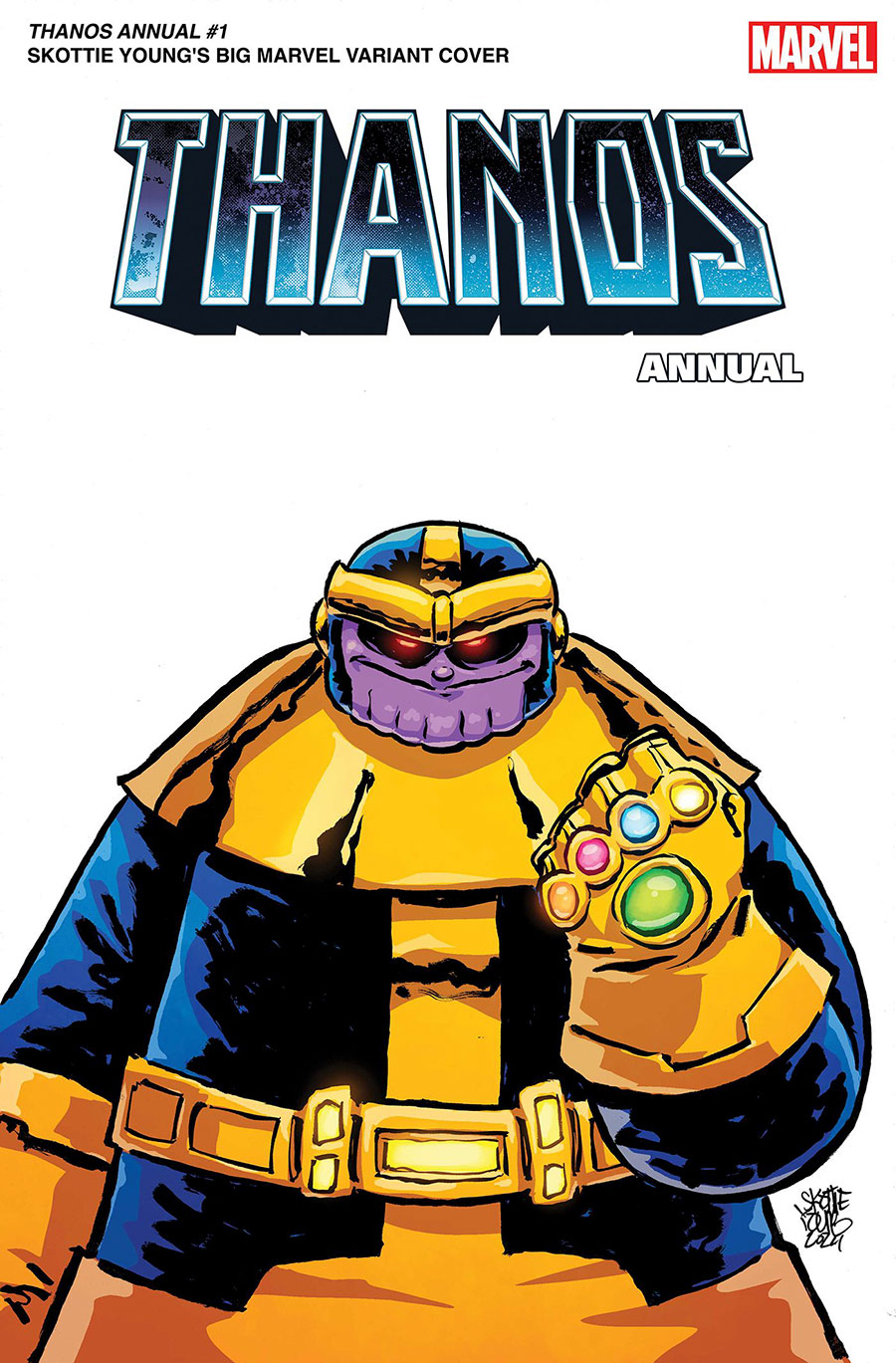 Thanos Vol 4 Annual #1 (One Shot) Cover B Variant Skottie Youngs Big Marvels Cover (Infinity Watch Part 1)