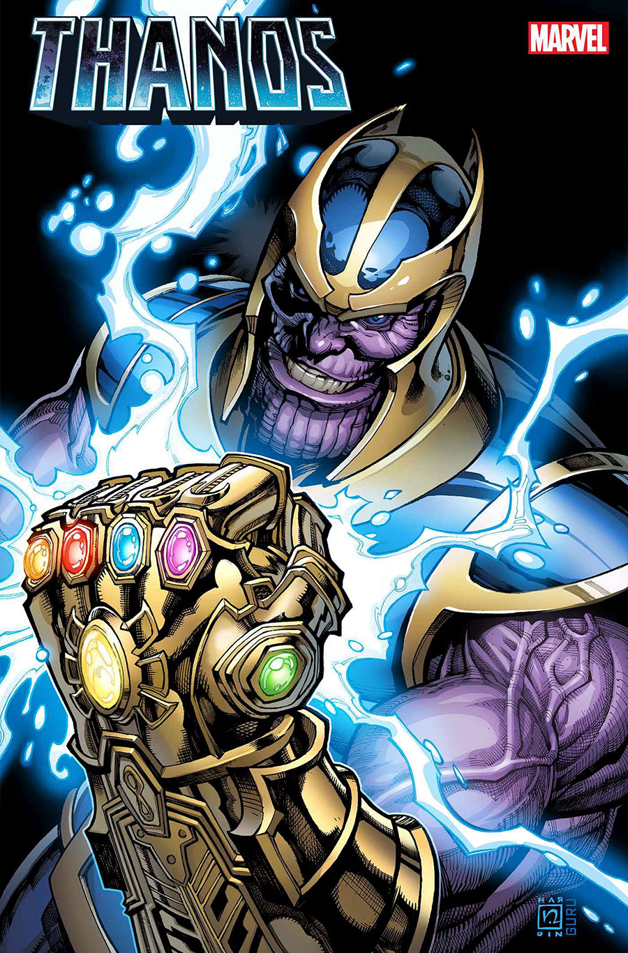 Thanos Vol 4 Annual #1 (One Shot) Cover F Variant Chad Hardin Foil Cover (Infinity Watch Part 1)