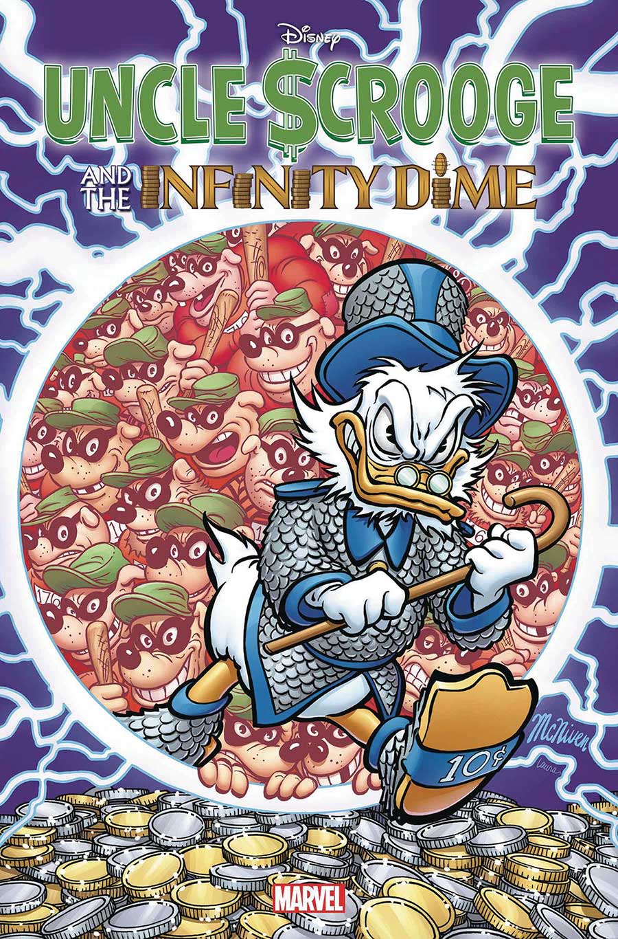Uncle Scrooge And The Infinity Dime #1 (One Shot) Cover I Variant Steve McNiven Foil Cover