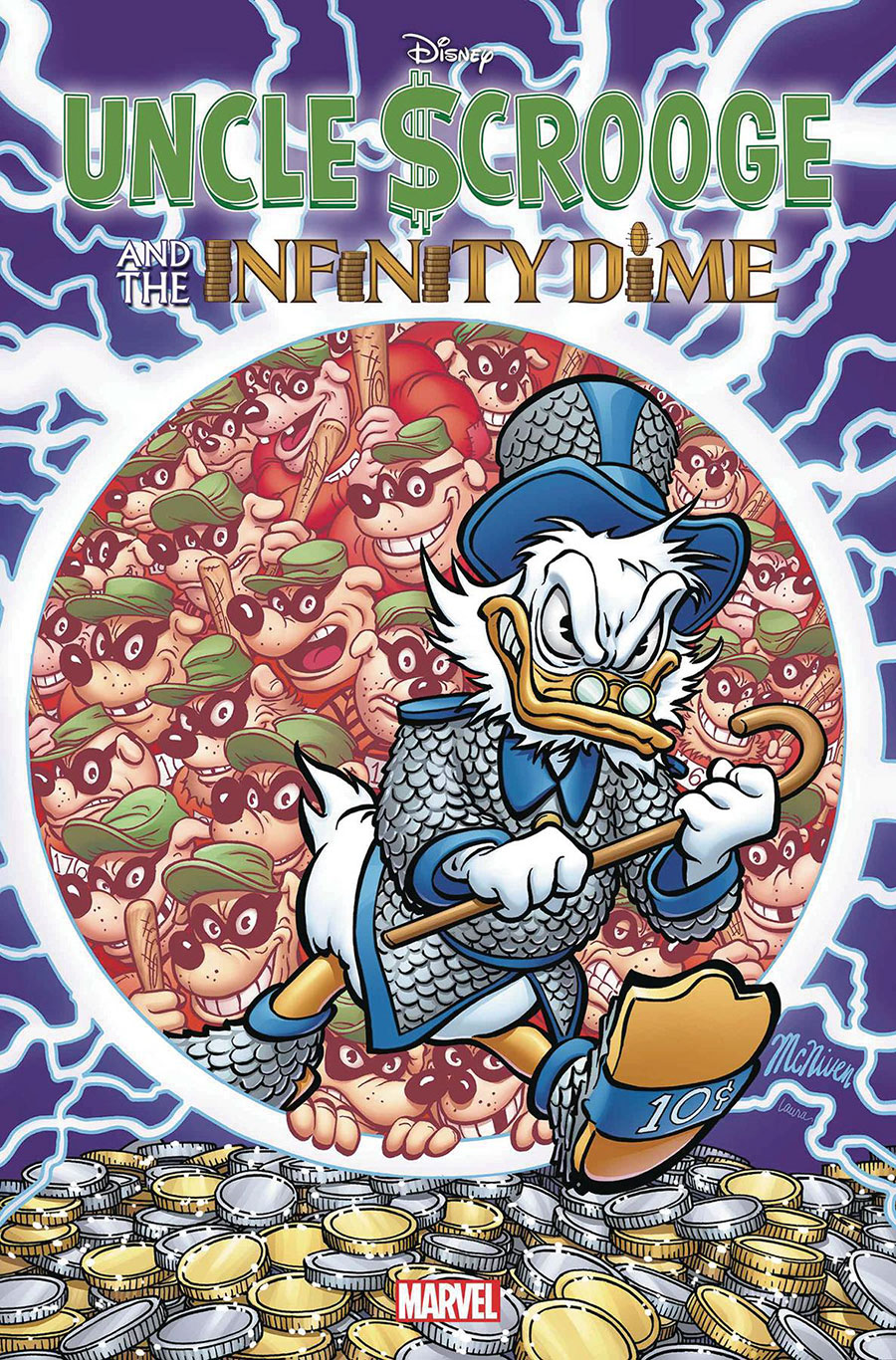 Uncle Scrooge And The Infinity Dime #1 (One Shot) Cover I Variant Steve McNiven Foil Cover