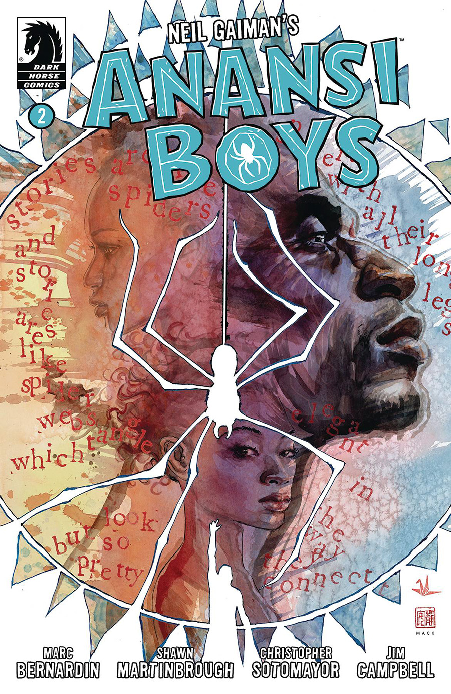 Neil Gaimans Anansi Boys I #2 Cover A Regular David Mack Cover