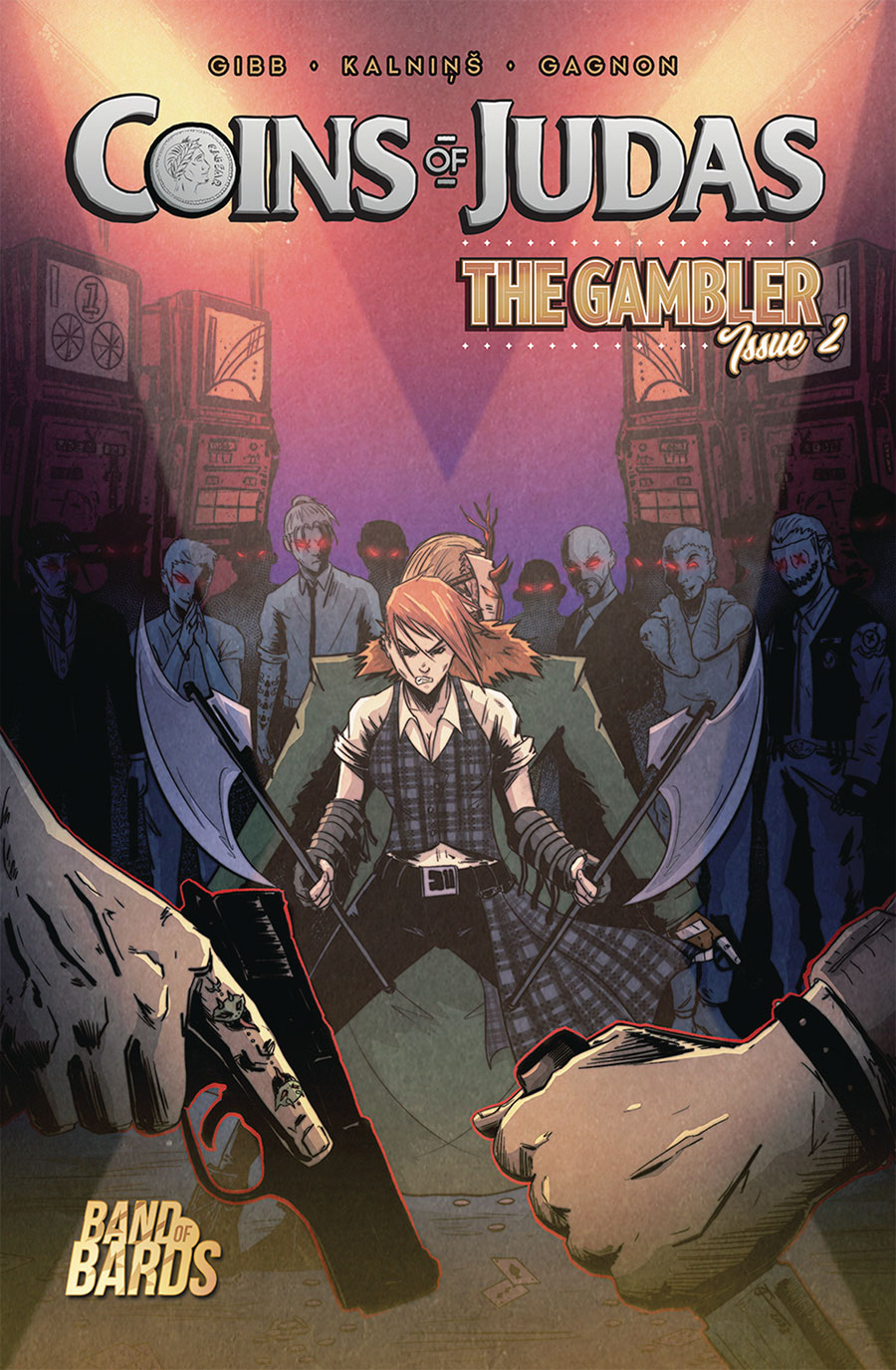 Coins Of Judas The Gambler #2 Cover B Variant Tyler Carpenter & Rolands Kalnins Cover