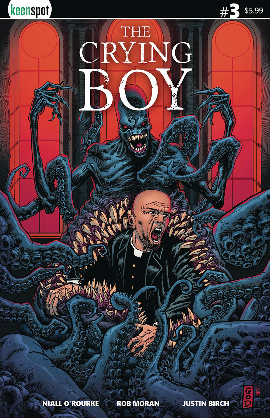 Crying Boy #3 Cover B Variant Gary O Donnell Cover